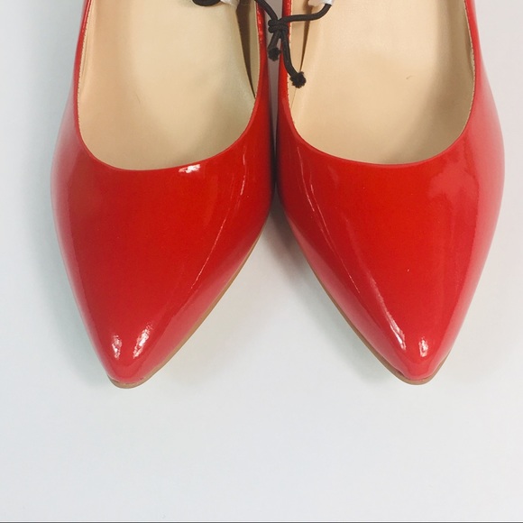 Kate Spade Red Vida Pointed 3" Heels Patent - Picture 3 of 7